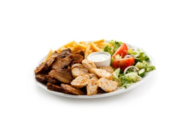 Assiette Mixte (2 viandes)