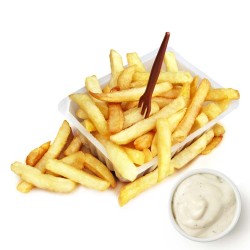 Barquette de frites (sauce...